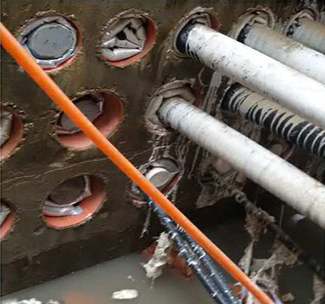 充气式管孔封堵38